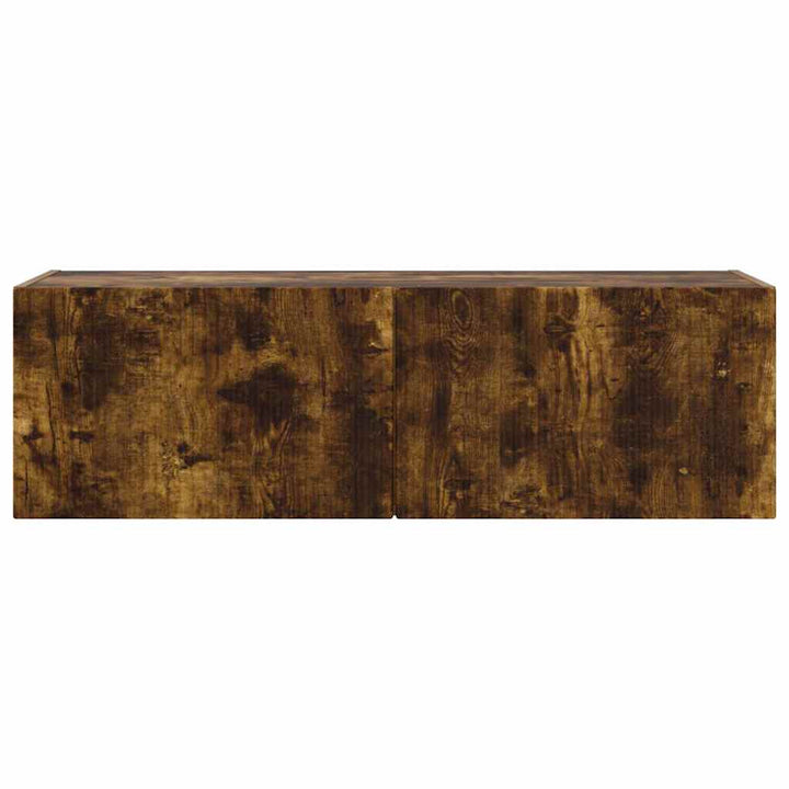 TV vægskab Røget eg 98 x 31 x 29,5 cm Konstrueret træ