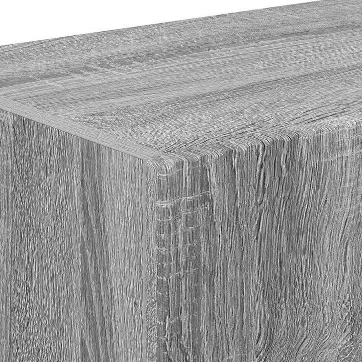 TV vægskab Grå Sonoma 98 x 31 x 29,5 cm Konstrueret træ