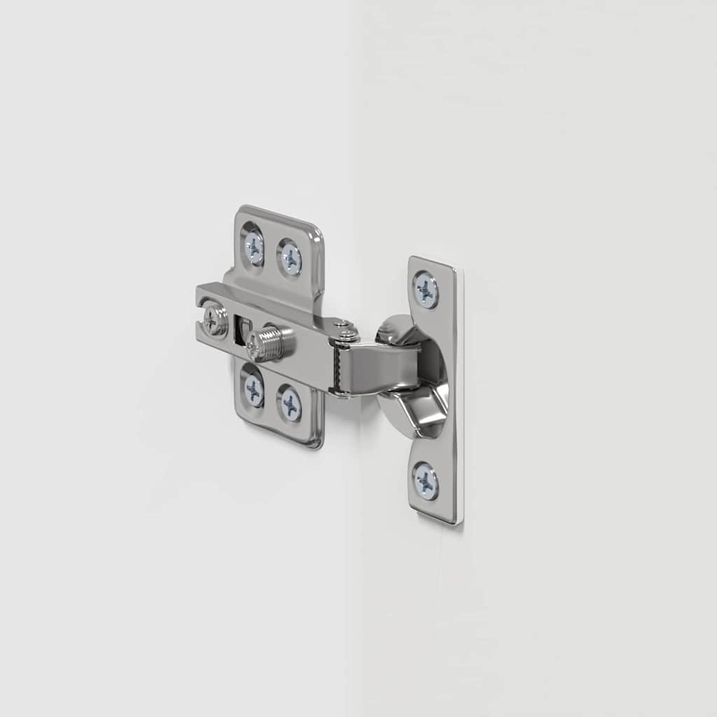 TV vægskab 2 pcs Hvid 30 x 31 x 40 cm Konstrueret træ