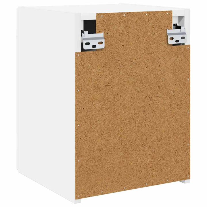 TV vægskab 2 pcs Hvid 30 x 31 x 40 cm Konstrueret træ