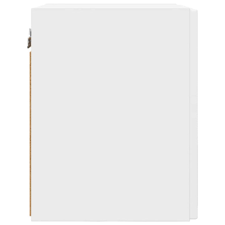 TV vægskab 2 pcs Hvid 30 x 31 x 40 cm Konstrueret træ
