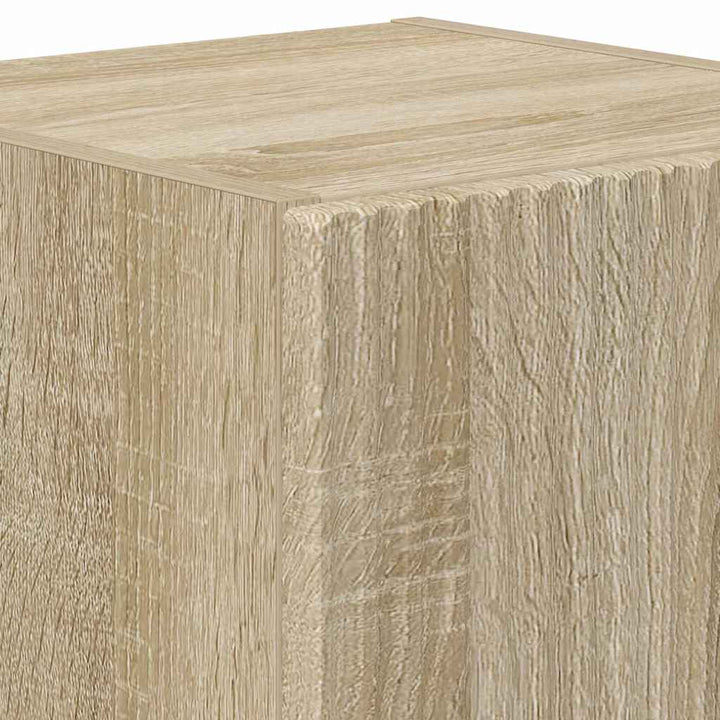 TV vægskab 2 pcs Sonoma 30 x 31 x 40 cm Konstrueret træ