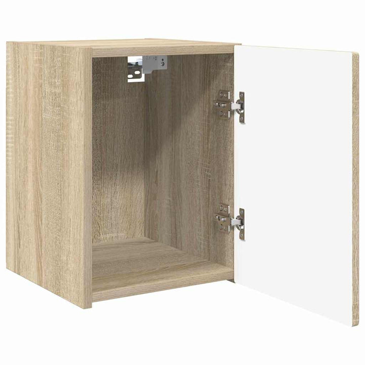 TV vægskab 2 pcs Sonoma 30 x 31 x 40 cm Konstrueret træ