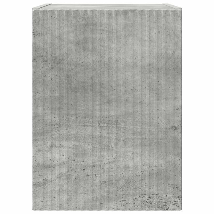 TV vægskab Vægmonteret Beton 30 x 31 x 40 cm Konstrueret træ