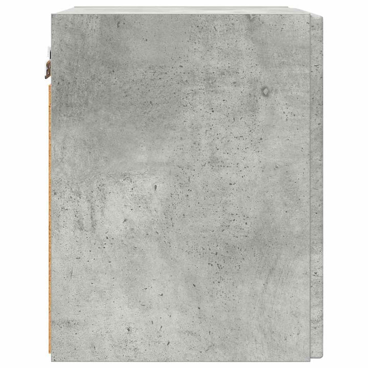 TV vægskab Vægmonteret Beton 30 x 31 x 40 cm Konstrueret træ