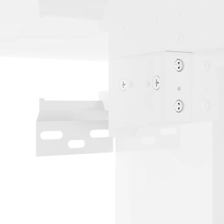 TV vægskab Gloss Hvid 30 x 31 x 40 cm Konstrueret træ