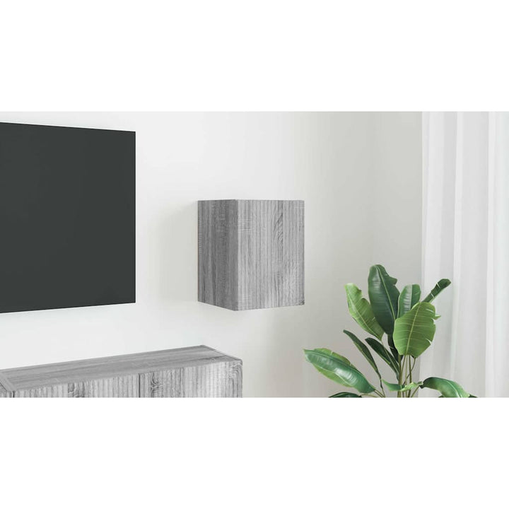 TV vægskab Grå Sonoma 30 x 31 x 40 cm Konstrueret træ