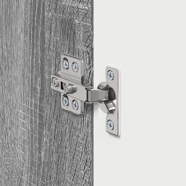 TV vægskab 2 pcs Grå Sonoma 30 x 31 x 40 cm Konstrueret træ