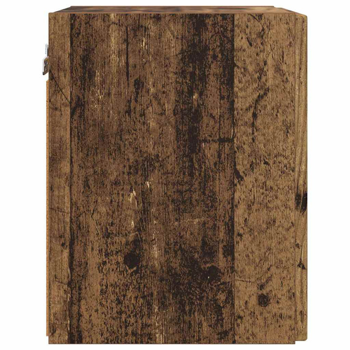 TV vægskab 2 pcs Gammelt træ 30 x 31 x 40 cm Konstrueret træ