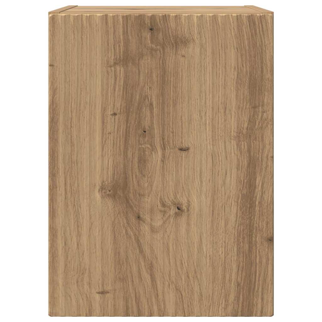 TV vægskab 2 pcs Artisan eg 30 x 31 x 40 cm Konstrueret træ