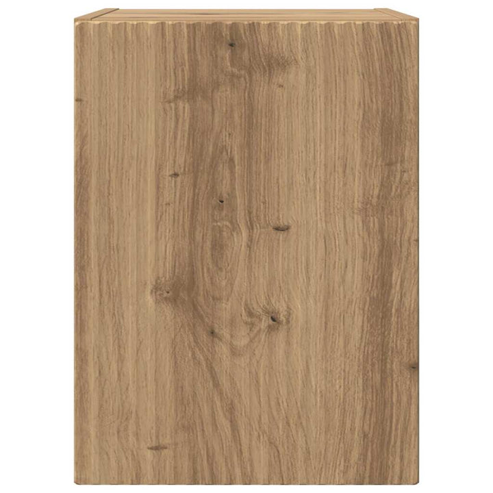 TV vægskab 2 pcs Artisan eg 30 x 31 x 40 cm Konstrueret træ