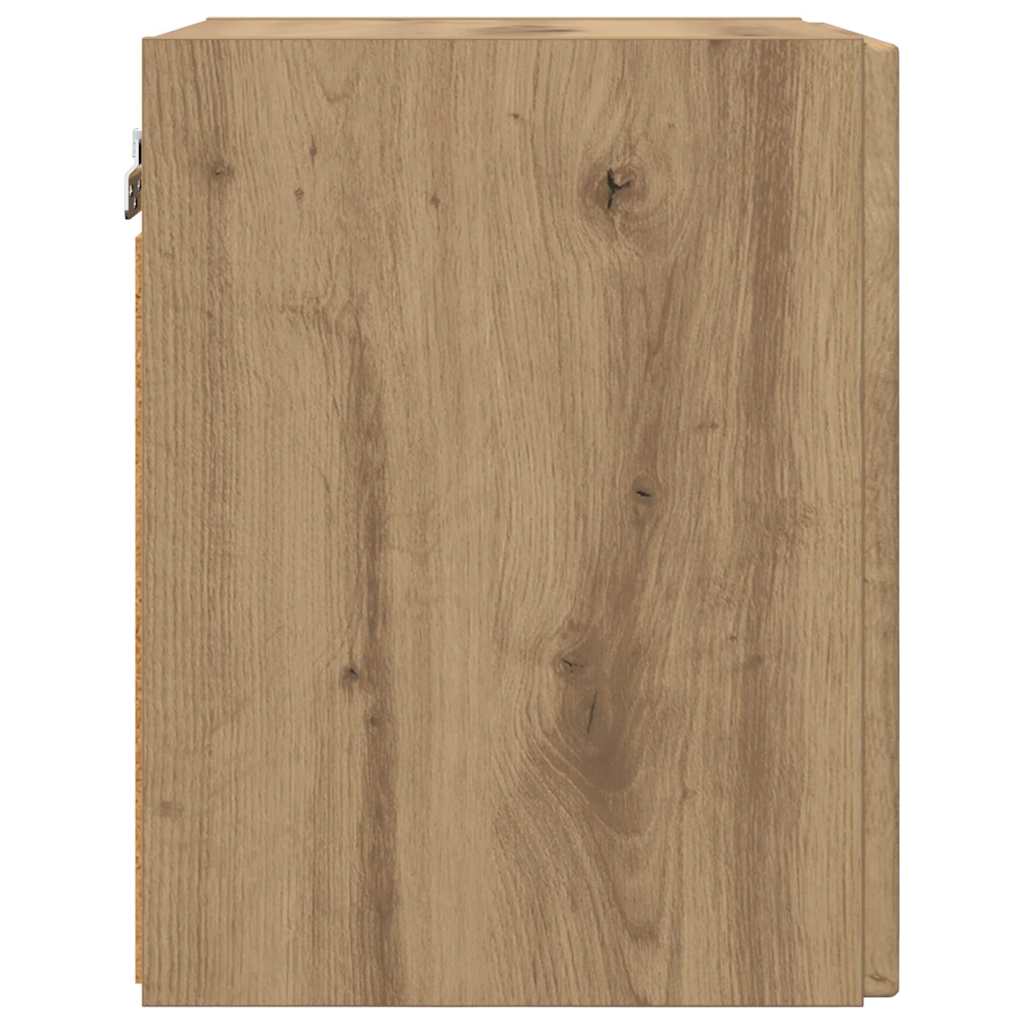 TV vægskab 2 pcs Artisan eg 30 x 31 x 40 cm Konstrueret træ