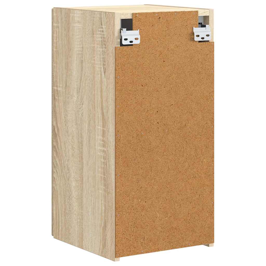 TV vægskab 2 pcs Sonoma 30 x 31 x 60 cm Konstrueret træ