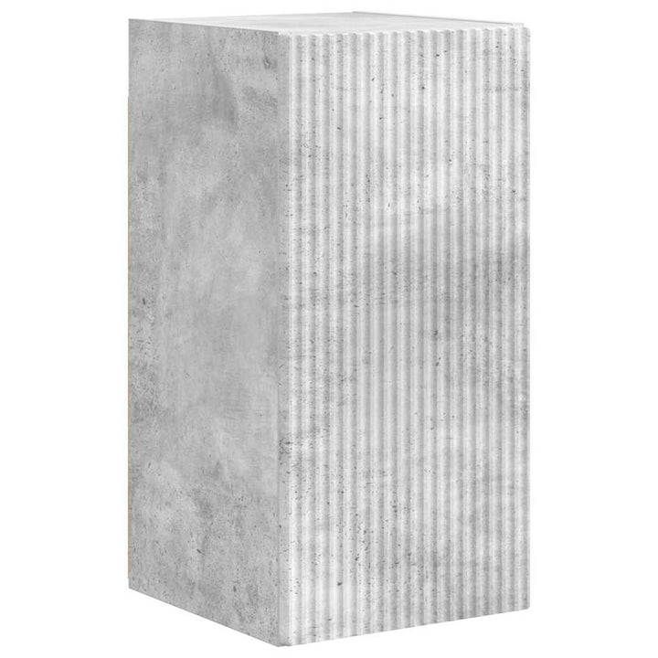 TV vægskab Vægmonteret Beton 30 x 31 x 60 cm Konstrueret træ