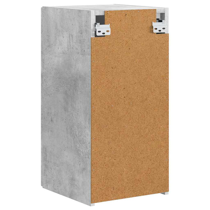 TV vægskab Vægmonteret Beton 30 x 31 x 60 cm Konstrueret træ