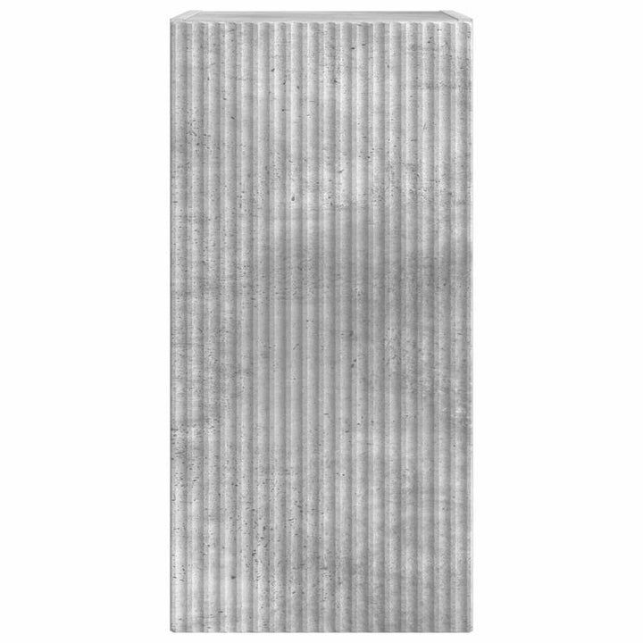 TV vægskab 2 pcs Beton 30 x 31 x 60 cm Konstrueret træ