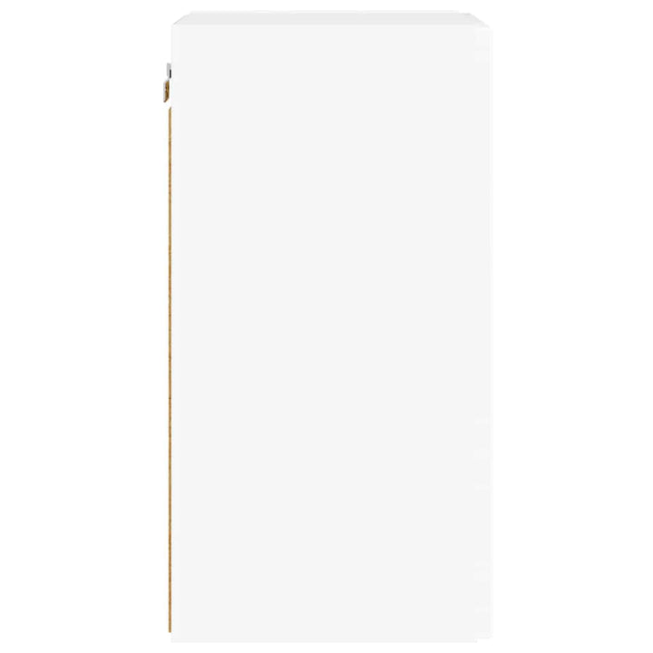 TV vægskab Gloss Hvid 30 x 31 x 60 cm Konstrueret træ