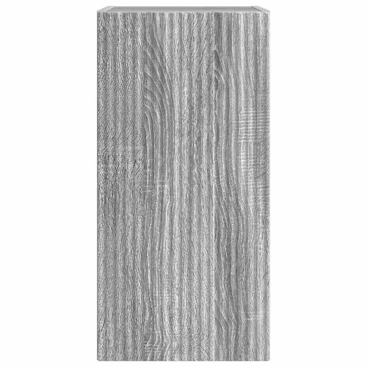 TV vægskab 2 pcs Grå Sonoma 30 x 31 x 60 cm Konstrueret træ