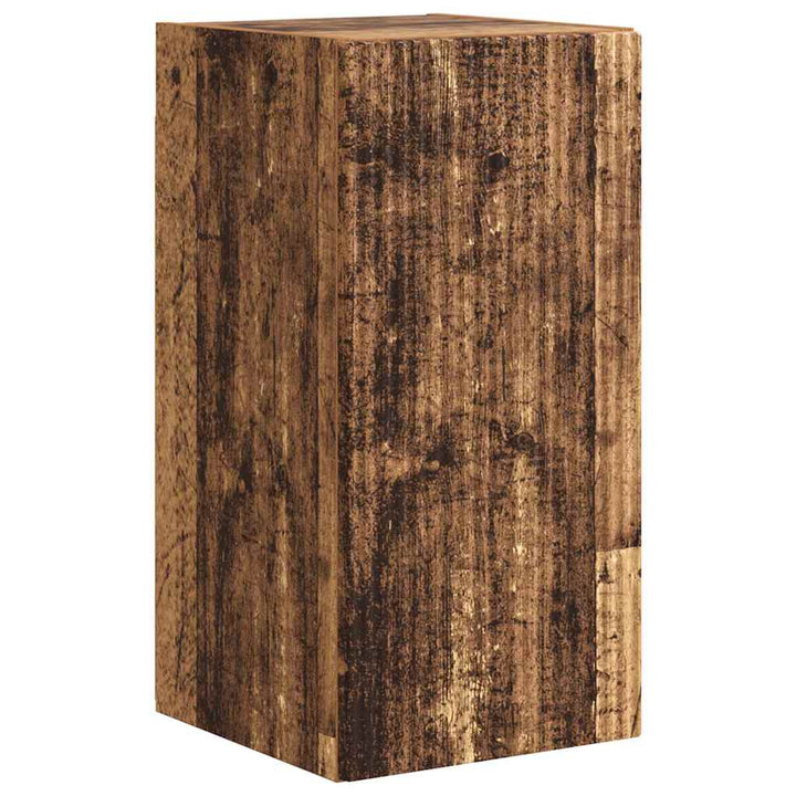 TV vægskab 2 pcs Gammelt træ 30 x 31 x 60 cm Konstrueret træ