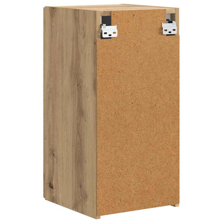 TV vægskab 2 pcs Artisan eg Konstrueret træ
