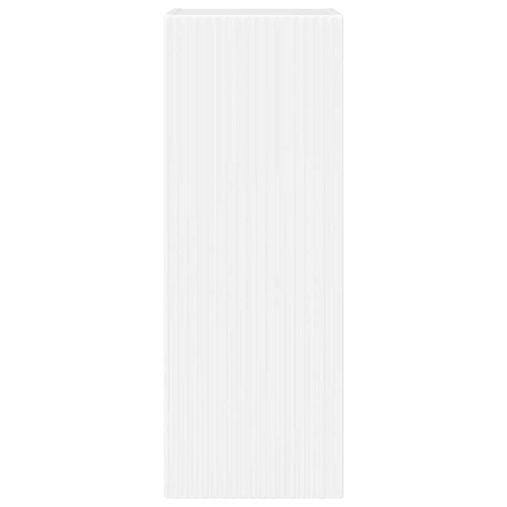 TV vægskab 2 pcs Gloss Hvid 30 x 31 x 80 cm Konstrueret træ