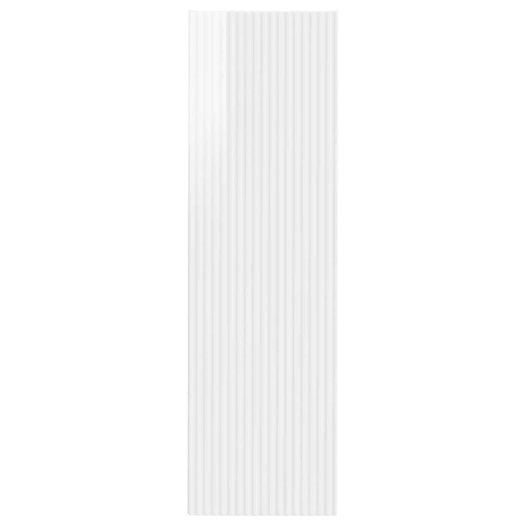 TV vægskab 2 pcs Gloss Hvid 30 x 31 x 100 cm Konstrueret træ