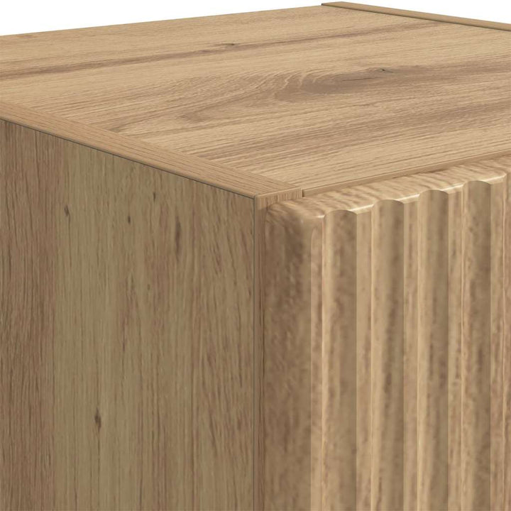 TV vægskab 2 pcs Artisan eg Konstrueret træ