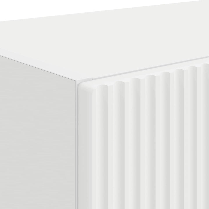 TV vægskab Vægmonteret Hvid 59,5 x 31 x 40 cm Konstrueret træ