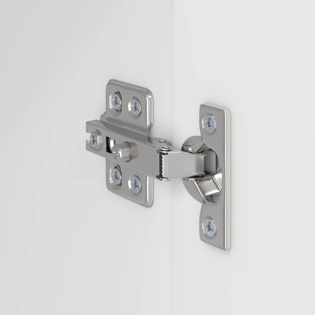 TV vægskab 2 pcs Hvid 59,5 x 31 x 40 cm Konstrueret træ
