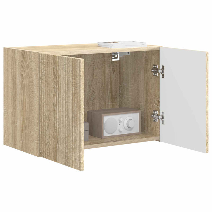 TV vægskab Sonoma eg 59,5 x 31 x 40 cm Konstrueret træ