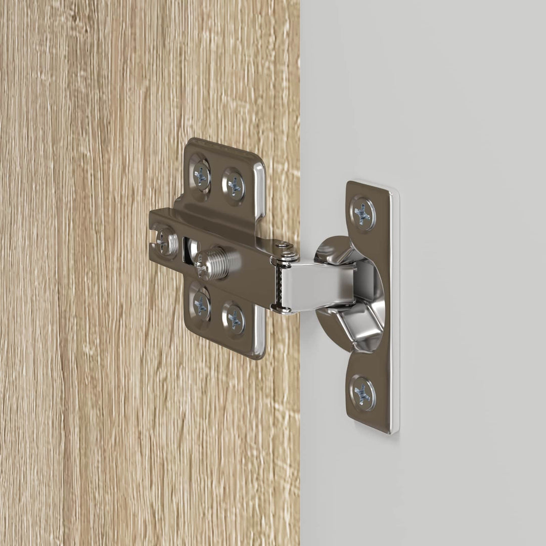 TV vægskab 2 pcs Sonoma eg 59,5 x 31 x 40 cm Konstrueret træ