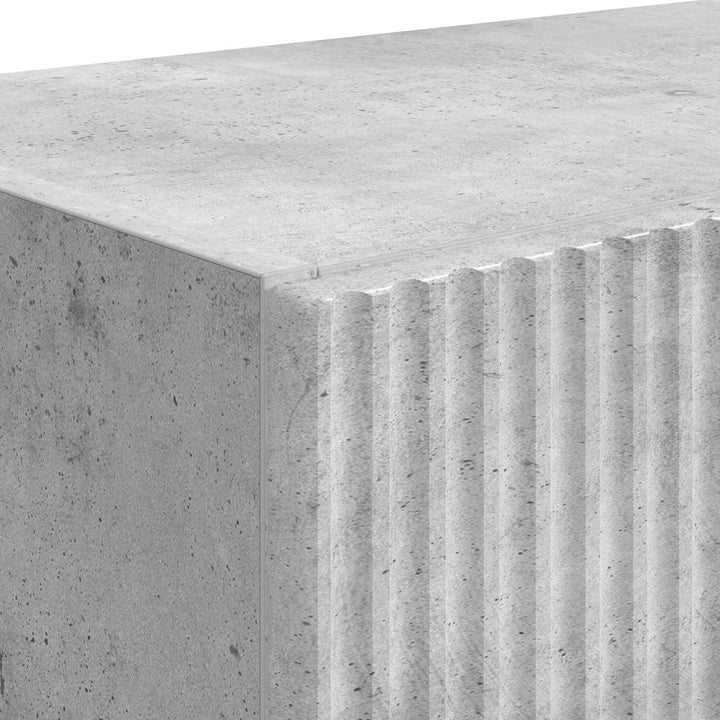 TV vægskab Beton Grå 59,5 x 31 x 40 cm Konstrueret træ