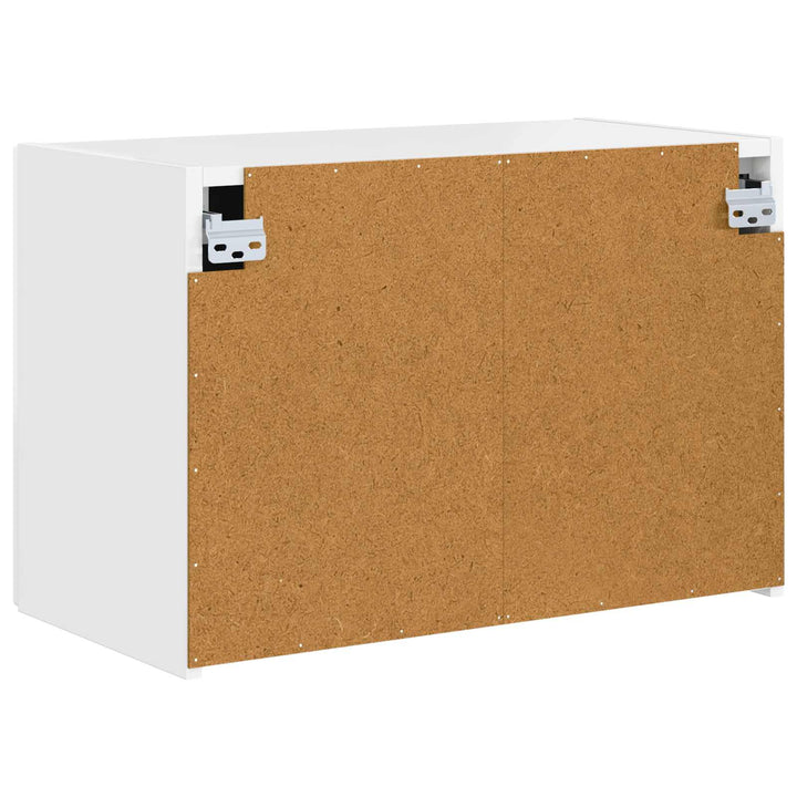 TV vægskab Høj gloss hvid 59,5 x 31 x 40 cm Konstrueret træ