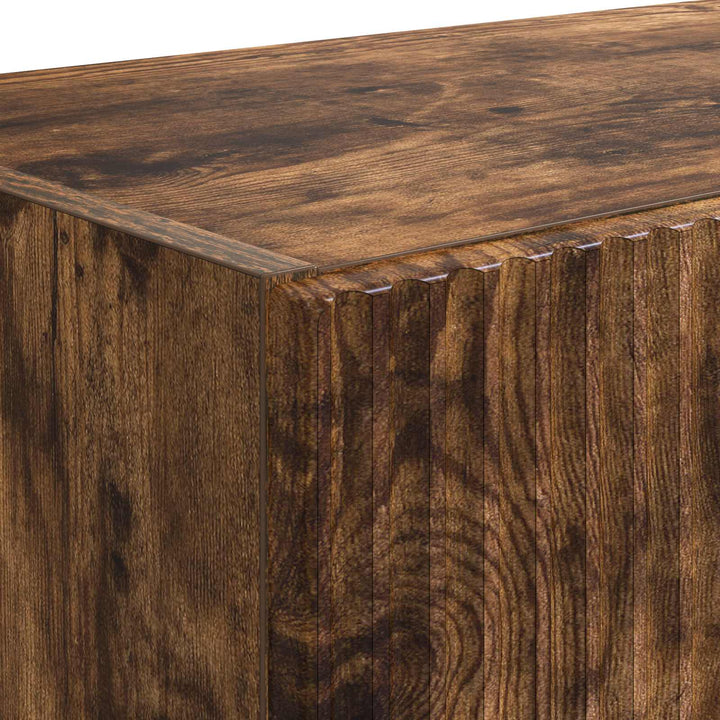 TV vægskab Røget eg 59,5 x 31 x 40 cm Konstrueret træ