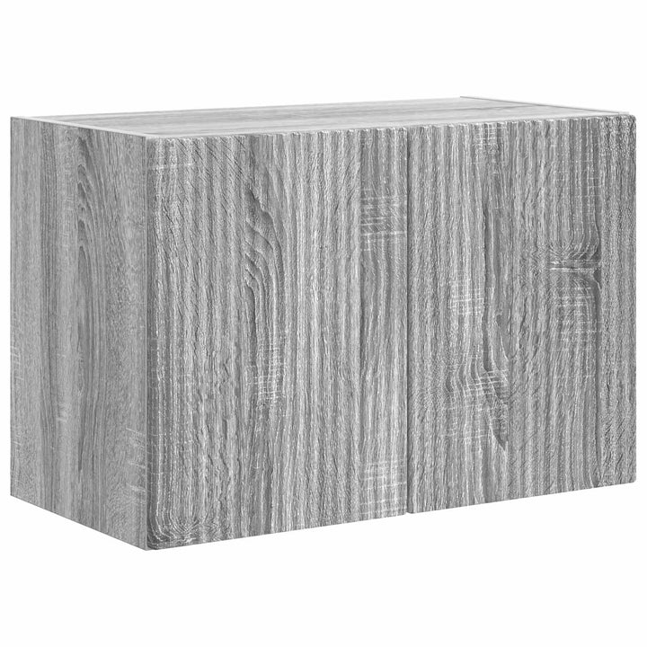 TV vægskab Grå Sonoma 59,5 x 31 x 40 cm Konstrueret træ