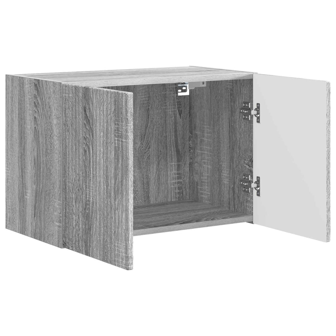 TV vægskab Grå Sonoma 59,5 x 31 x 40 cm Konstrueret træ