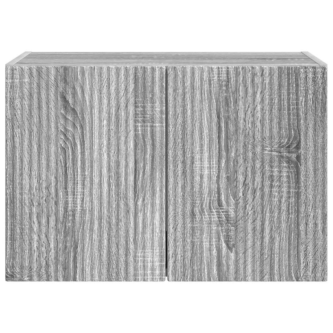 TV vægskab Grå Sonoma 59,5 x 31 x 40 cm Konstrueret træ