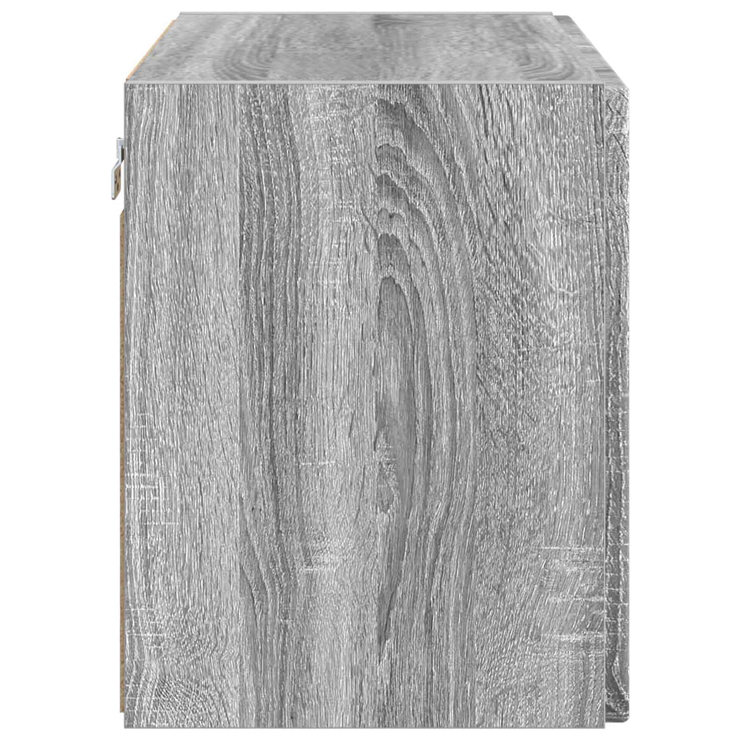 TV vægskab Grå Sonoma 59,5 x 31 x 40 cm Konstrueret træ