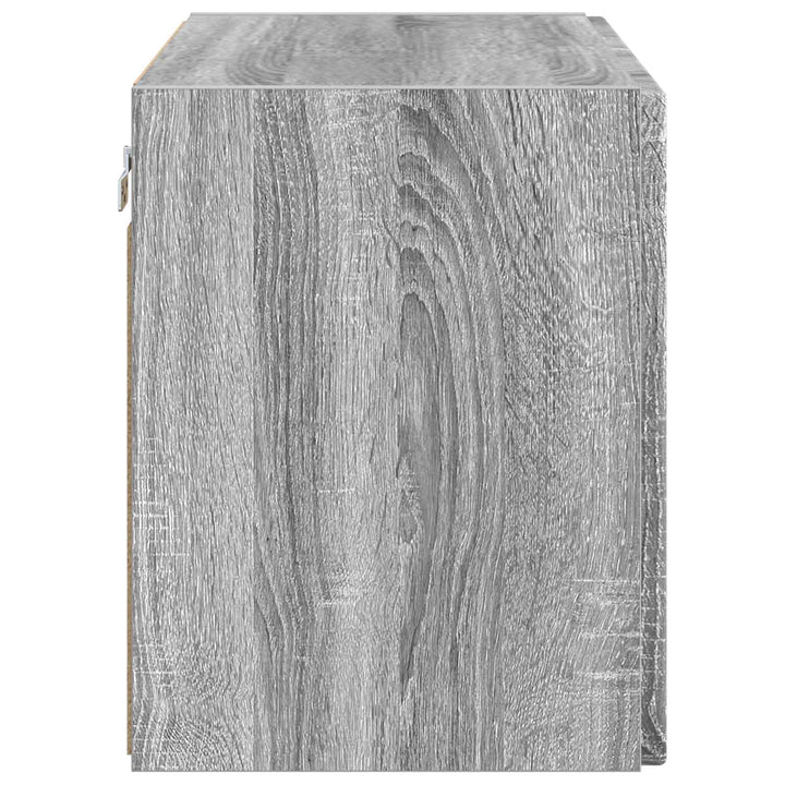 TV vægskab Grå Sonoma 59,5 x 31 x 40 cm Konstrueret træ