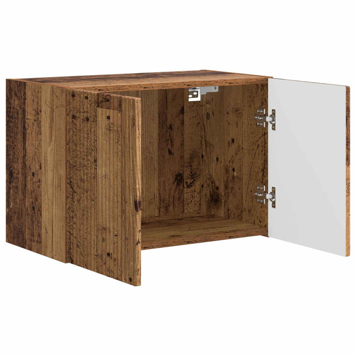 TV vægskab Gammelt træ 59,5 x 31 x 40 cm Konstrueret træ