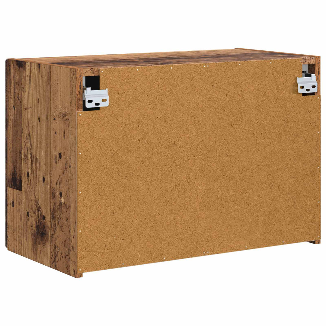 TV vægskab Gammelt træ 59,5 x 31 x 40 cm Konstrueret træ