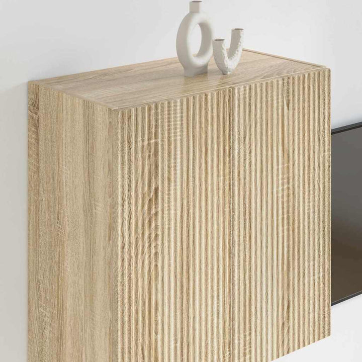 TV vægskab Sonoma eg 59,5 x 31 x 60 cm Konstrueret træ