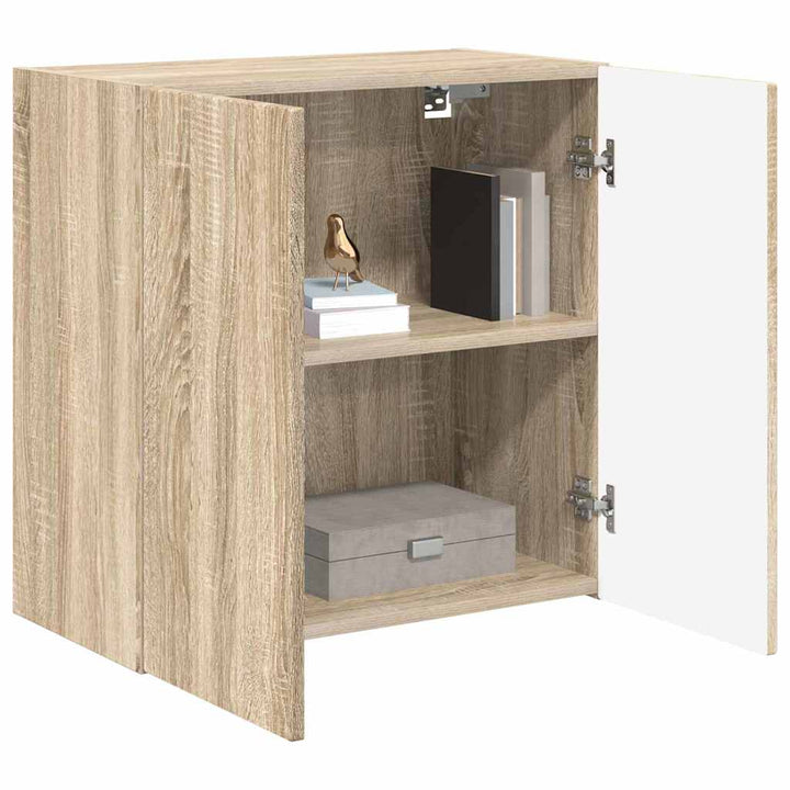 TV vægskab Sonoma eg 59,5 x 31 x 60 cm Konstrueret træ