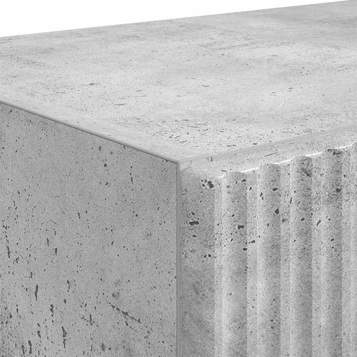 TV vægskab Beton Grå 59,5 x 31 x 60 cm Konstrueret træ