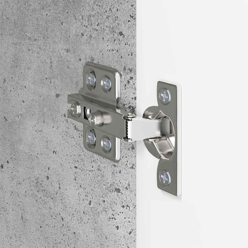 TV vægskab Beton Grå 59,5 x 31 x 60 cm Konstrueret træ