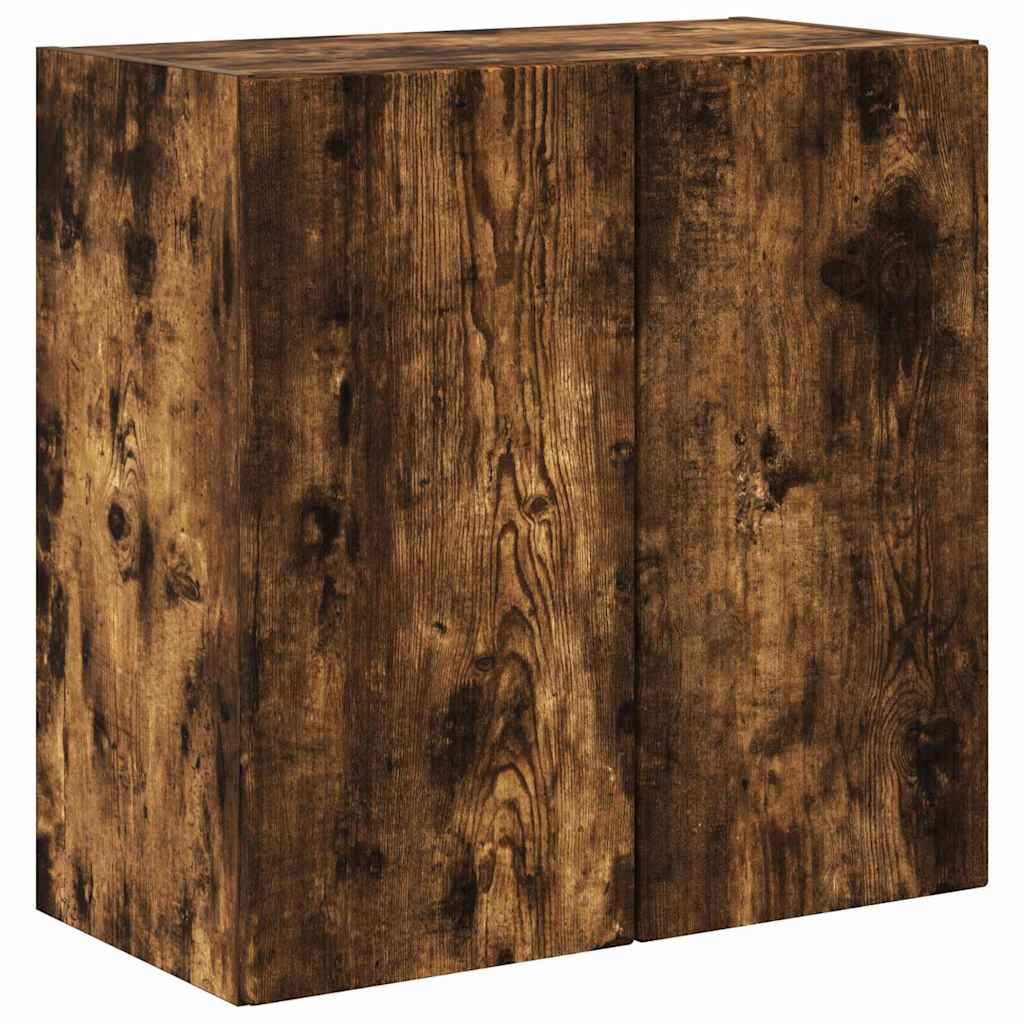 TV vægskab Røget eg 59,5 x 31 x 60 cm Konstrueret træ