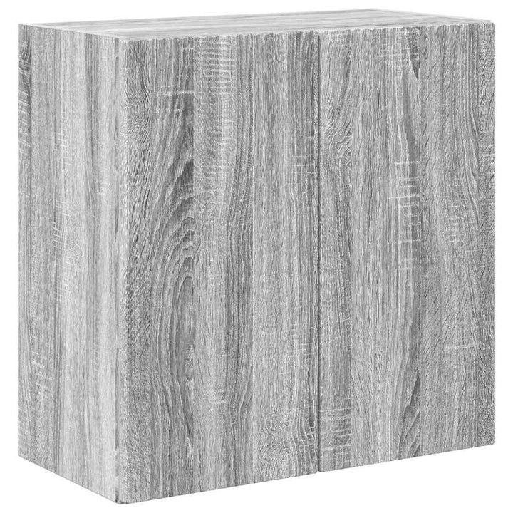 TV vægskab Grå Sonoma 59,5 x 31 x 60 cm Konstrueret træ