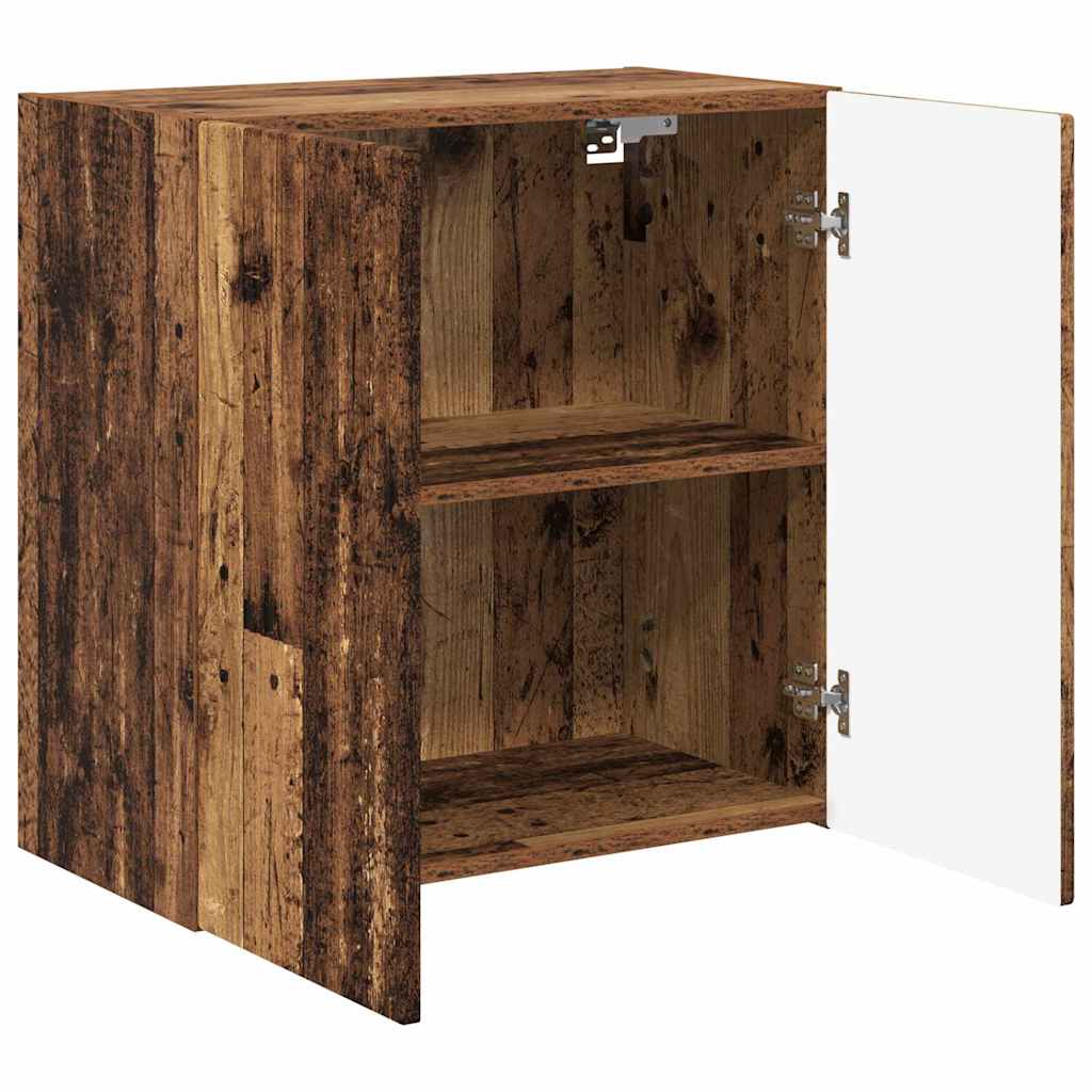 TV vægskab Gammelt træ 59,5 x 31 x 60 cm Konstrueret træ