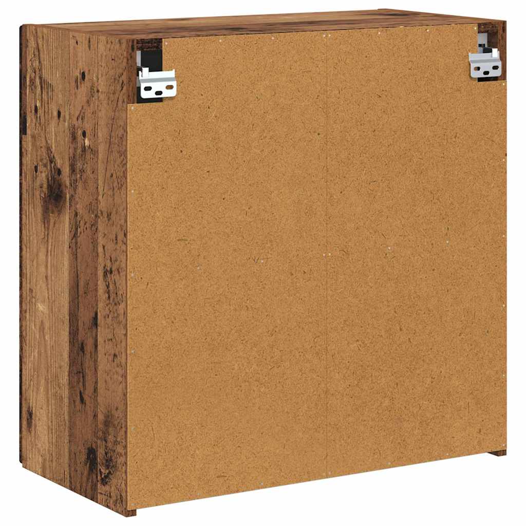 TV vægskab Gammelt træ 59,5 x 31 x 60 cm Konstrueret træ