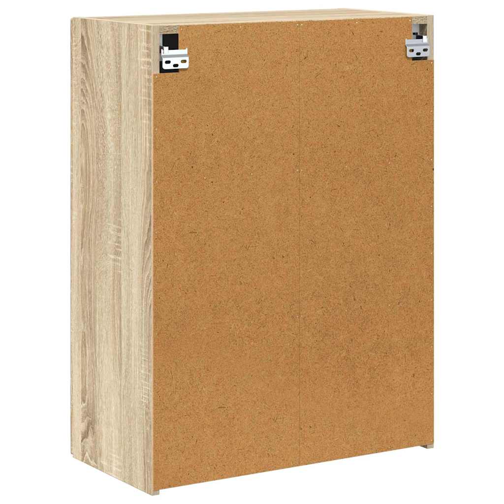 TV vægskab Sonoma eg 59,5 x 31 x 80 cm Konstrueret træ